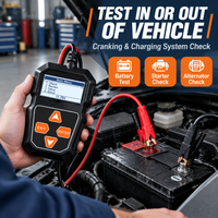 Testeur de batterie 6V 12V pour voiture, camion, marine, batteries au plomb-acide AGM GEL EFB Lithium avec écran LCD