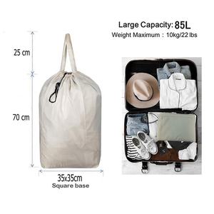 Sac à linge avec poignées et cordon de serrage, grand panier à linge lavable très résistant, sac à linge personnalisé pour la salle de sport et la maison - Product Image 2