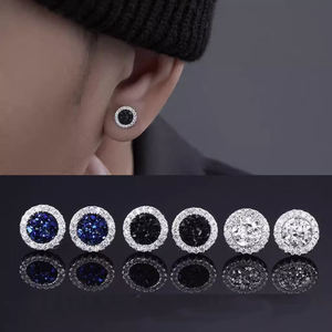 Magnetische Oorknopjes Koperen Set Diamanten Oorknopjes Voor Mannen Zonder <span class=keywords><strong>Piercing</strong></span> - Product Image 1