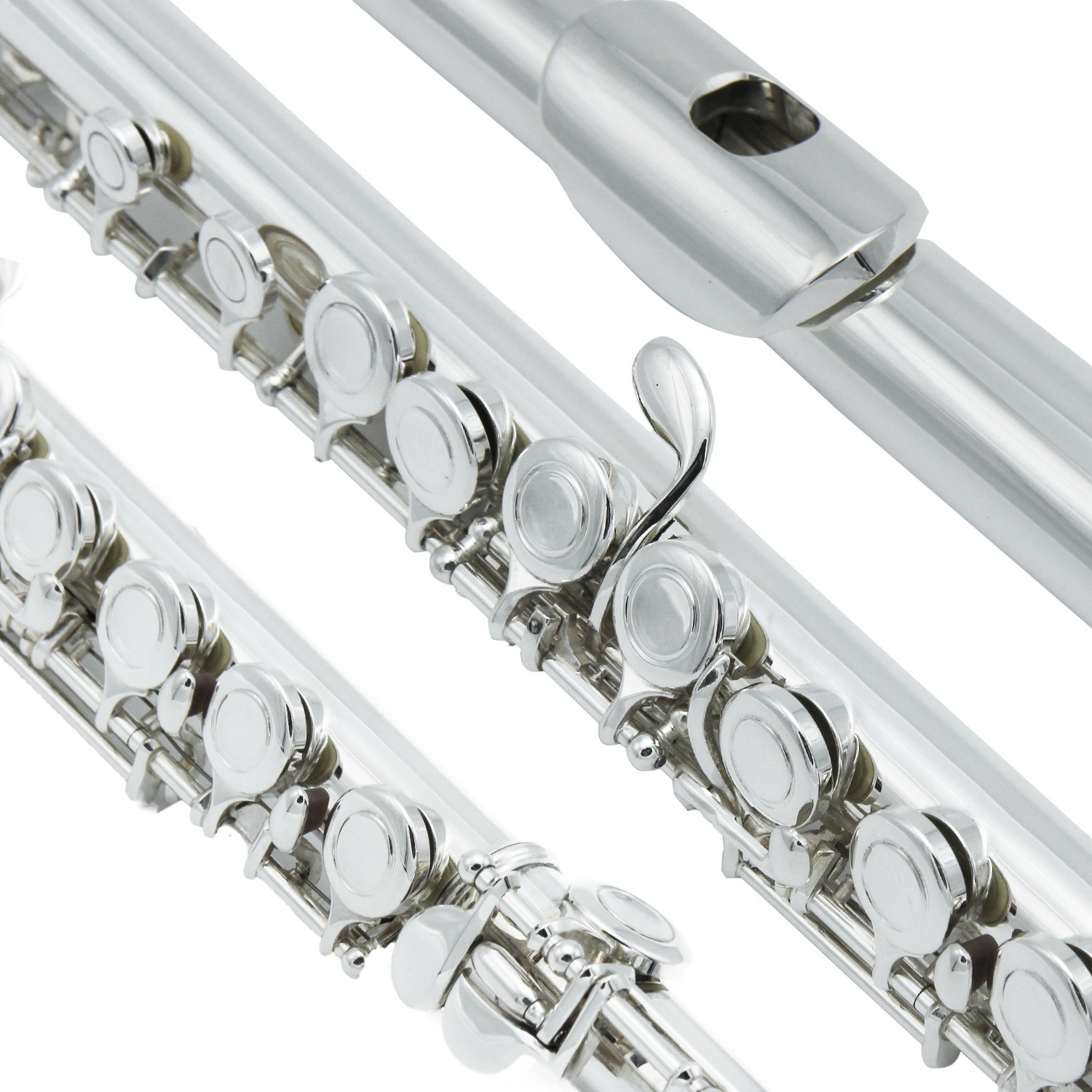 Muslady FL-200S C Flute - 16 Keys Cupronickel Silver-plated Muslady FL-200S C Flute - 16 Keys Cupronickel Silver-plated