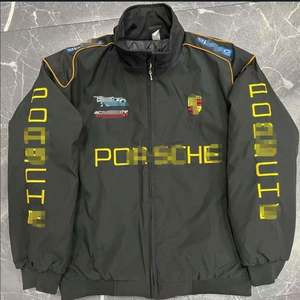 جاكيت رجالي للسباقات الأمريكية F1 مبطن بالقطن ومقاوم للرياح مع تطريز للبيسبول وقيادة الدراجات النارية - Product Image 4