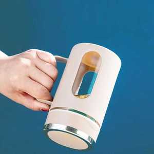 Tasse à thé en verre avec poignée tasses <span class=keywords><strong>de</strong></span> haute qualité résistantes à la chaleur tasse à thé <span class=keywords><strong>de</strong></span> haute qualité et pratique <span class=keywords><strong>bouteille</strong></span> en verre - Product Image 2