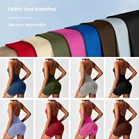 Combinaison de sport une pièce givrée et délavée de haute qualité, respirante et sans coutures, pour le yoga et le fitness
