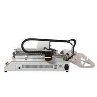Machine de Placement SMD de Bureau SMT802B-S avec Station de Réparation BGA et 46 Alimentateurs, Robot d'Assemblage LED SMT, Sans Taxes en Russie