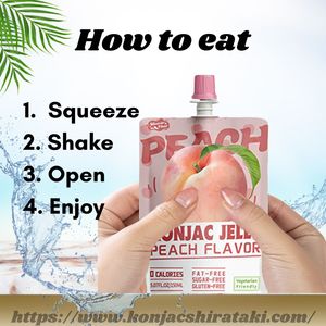 Vente en gros d'une alimentation saine Konjac Snack faible en calories sans gras sans sucre saveur fruitée aliment instantané sans gluten sous emballage en sac - Product Image 6