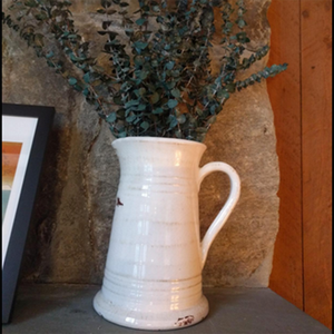 <span class=keywords><strong>Vase</strong></span> en céramique blanc, 5 pièces, 8x10 pouces, décoration de maison rustique - Product Image 6