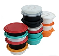 Contenedor de Alimentos Biodegradable de 1250 ml, Ecológico, de Almidón Vegetal, con Tapa Antiderrames, Alta Resistencia, Forma Alargada
