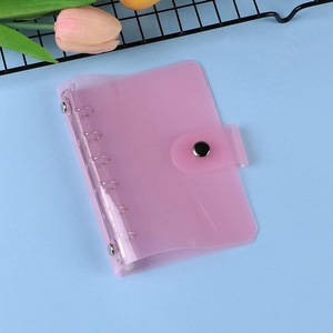 Đầy Màu sắc A6 rõ ràng Ngân Sách chất kết dính PVC trong suốt vòng máy tính xách tay với in phong cách Loose-Leaf RÀNG BUỘC - Product Image 2