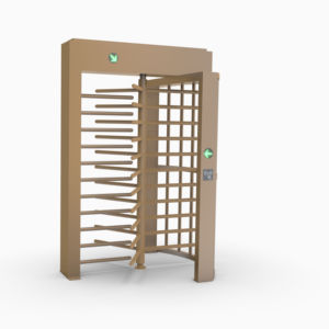 Tourniquet en acier inoxydable de contrôle d'accès RFID pleine hauteur avec fonction d'évitement de collision de moteur sans balais de protection IP68 - Product Image 1