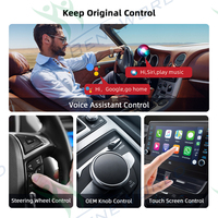 OEM Adaptateur USB 2 en 1 portable sans fil CarPlay Android Auto pour la plupart des voitures