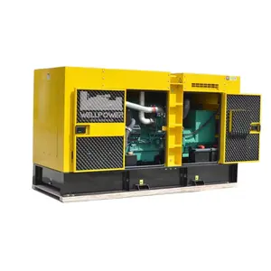 Gruppo elettrogeno diesel 90KVA a doppia frequenza con motore Volvo TAD550GE gruppo elettrogeno diesel tipo 70KW con rimorchio aperto super silenzioso