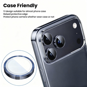 Custom Design Eagle Eyes Camera <b>Lens</b> <b>Protector</b> for iPhone 18 Pro Max Series 9H Tempered Glass HD Clear Anti-Scratch Bulk Supply - Product Image 2
