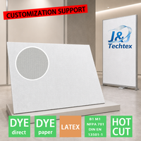 Tissu extensible tricoté warp-knit 230 g/m² compatible avec l'impression directe sur papier et latex, idéal pour le grand format