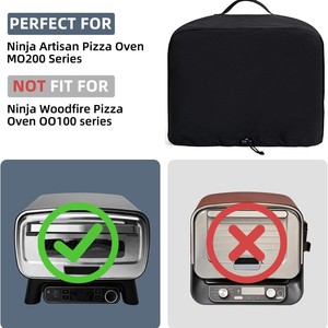 Housse de protection extérieure imperméable pour four à pizza, modèle best-seller amélioré, en tissu Oxford, style moderne et minimaliste, compatible <span class=keywords><strong>Ninja</strong></span> - Product Image 2