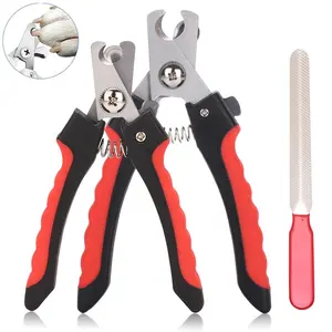 Profession elle Haustier Katze Hund Nagel knipser Cutter mit Sichel Edelstahl Pflege Schere Clippers für Pet Claws Hunde zubehör