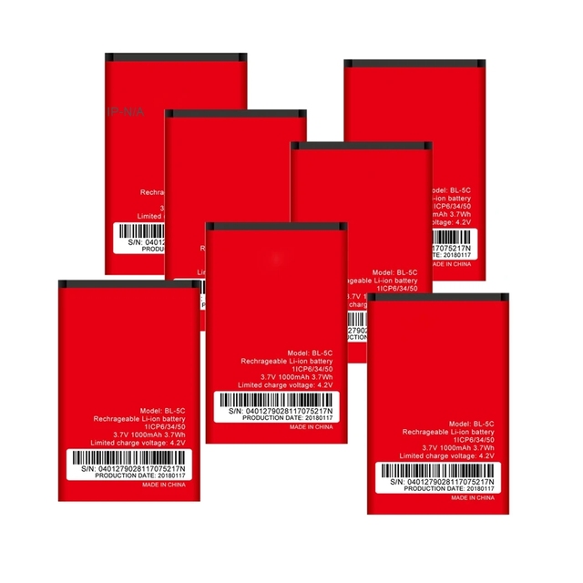 Itel Original Battery BL-5C for Itel 2190/2160/2161/2171/2163/5080/5023/5022/2172/2150/Premium Battery