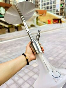 Kit complet de chicha Steamula Pro X de 47 cm, en acier inoxydable, de luxe, pour bar, salon, club, usage intérieur, Allemagne - Product Image 2