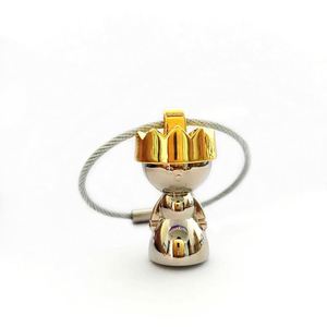 High Quality Creative Cute Sweet King and Queen Mini <b>Key</b> <b>Chain</b> for Couples love Story Car Pendants and Couple Small Gift - Product Image 5
