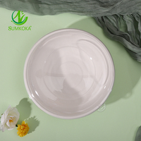 SUMKOKA Bols à salade en bagasse certifiés BPI 24oz 32oz 40oz, compostables et jetables pour plats à emporter