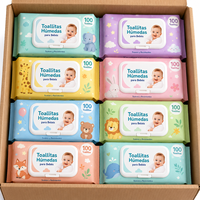 Toallitas Húmedas para Bebé OEM, 99% Agua Pura, Hipoalergénicas, Sin Alcohol, Suaves, Orgánicas, Naturales, Proveedor con Suministro de Fábrica
