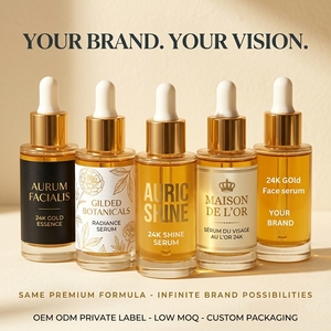 Suero Facial de Lujo con Oro 24K, Antiarrugas, Hidratante, con Ácido Hialurónico y Escualano, Repara la Barrera Cutánea, para Piel Seca - Product Image 6