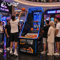 Machine de tir au basket-ball d'arcade commerciale à monnayeur VART
