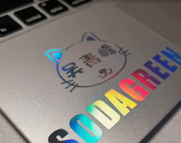 Transfert personnalisé mur voiture kpop lumière holographique bâton vinyle pour Concert impression décalcomanies découpé autocollant logo