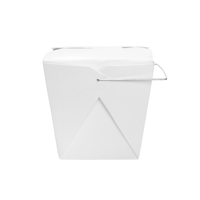 Boîte à nouilles Yaoshi en papier kraft anti-fuite, biodégradable, micro-ondable, jetable, avec logo personnalisé pour livraison à emporter, pâtes rapides