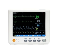 Moniteur ECG à grand écran de 15.6 pouces moniteur patient multiparamètre test ecg avec pression artérielle automatique Elettrocardiogramma