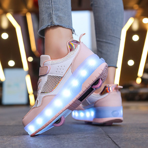 Patins à roulettes lumineux pour enfants, roues en plastique, pour jeux en plein air - Product Image 2
