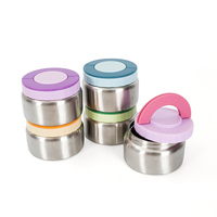 Petit thermos isotherme en acier inoxydable de 250 ml, pot à nourriture sous vide, pot à soupe écologique pour les voyages