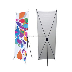 حامل لافتات إعلانية من الألومنيوم الفضي مقاوم للماء عالي الجودة مخصص من الصين، حامل لافتات <span class=keywords><strong>X</strong></span> بأحجام قابلة للتخصيص - Product Image 3