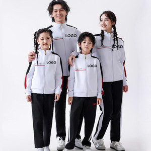 <span class=keywords><strong>Tuta</strong></span> da <span class=keywords><strong>Calcio</strong></span> <span class=keywords><strong>Bianca</strong></span> per Bambini, Completo Sportivo da Uomo con Zip Intera, Giacca e Pantaloni per Corsa, Palestra, Fitness e Attività all'Aperto - Product Image 6