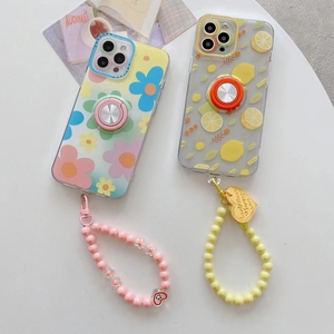 Fundas de teléfono móvil personalizadas con dibujos animados para <span class=keywords><strong>iPhone</strong></span> 14 <span class=keywords><strong>13</strong></span> 12 Pro 11 funda de teléfono con soporte de anillo y correa de mano Carcasas Para móviles - Product Image 2