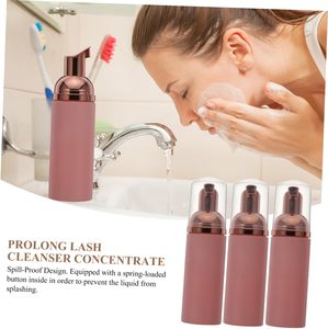 40ml 50ml 4oz 150ml Mini Empty Recycled PET Foam Pump Lash Shampoo & Eyelash Cleanser Bottle Custom Color Frosted - Product Image 2