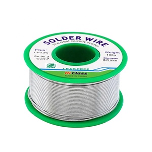 Alambre de <span class=keywords><strong>Soldadura</strong></span> sin Plomo 2024 de 0.5mm-2.0mm con Núcleo de Fundente, 100g, Sn99.3CU0.7, Alambre de <span class=keywords><strong>Soldadura</strong></span> de <span class=keywords><strong>Estaño</strong></span> con Resina y Bobina Verde - Product Image 1