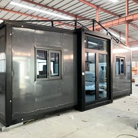 Maisons préfabriquées de luxe, villas, version haute, norme australienne, 20 pieds, 30 pieds, 40 pieds, maison conteneur extensible pour bureau, école, en acier