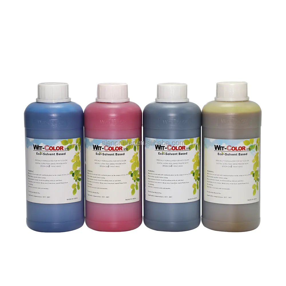 Großhandels preis mit Farbdrucker dx5 Öko-Lösemittel tinte