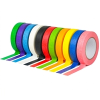 Ruban adhésif washi coloré facile à déchirer sans résidus pour peinture murale, bricolage, artisanat, décoration, étiquetage, vente en gros