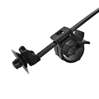 Attaches à glissière spéciales en nylon robuste de haute qualité attaches de voiture non déformées avec clips de montage à poussoir attaches de câble de mode pour tous les besoins