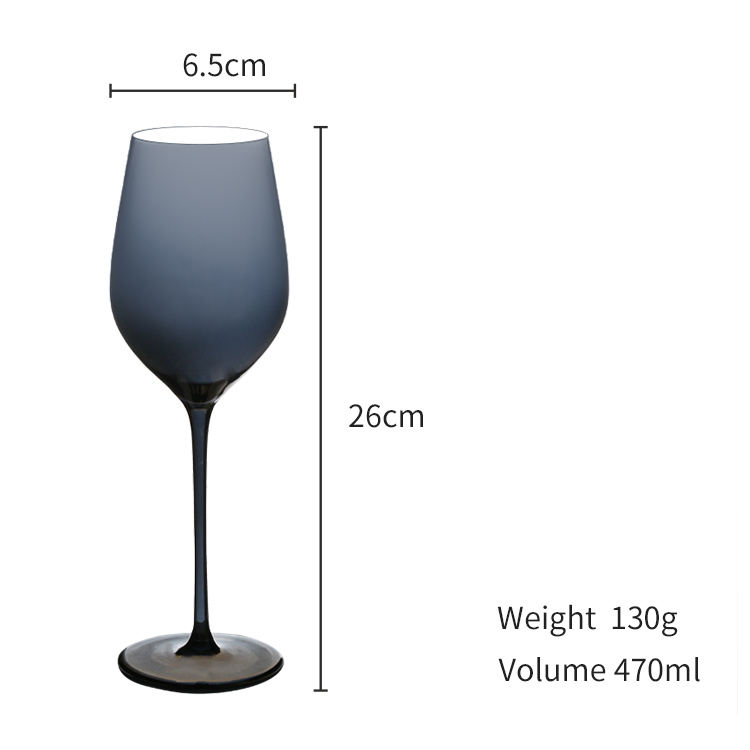 2023 Fancy Handblown Crystal Red wine glass set Clear or coloured