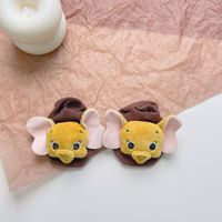 Vente en gros usine/OEM Nouvelles chaussettes d'été fines en coton avec motif de poupée 3D, chaussettes invisibles pour bébé