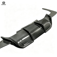 Lèvre arrière en fibre de carbone F06 F12 F13 M6 pour BMW Série 6 F06 F12 F13 M6, diffuseur de pare-chocs style V, kit de tuning, pièces de carrosserie