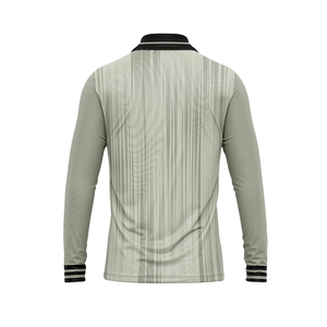 Sutil Vertical Stripe V Polo Retro Soccer Jersey Simple Loose Fit Warm Football Jersey Sport Polo Shirts Team Uniform para hombres - Product Image 2