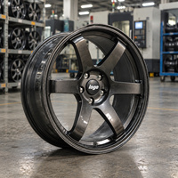 Jantes forgées RAYS TE37 Saga noires en alliage, 16-22 pouces, 5x112 5x114.3 pour BMW G14, Honda CRV, Kia Sportage, Jeep Grand Cherokee