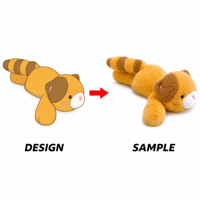 Jouet en peluche doux et mignon en forme de petit chat, personnalisé en usine, rembourré en coton PP, anti-stress, cadeau pour enfants, aucun avis pour le moment