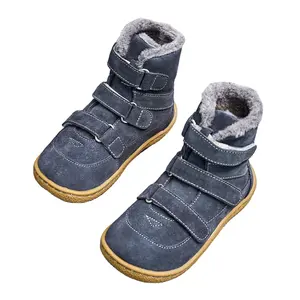 TipsieToes-Botas planas de piel auténtica para niños y niñas, zapatos de piel supersuaves con estilo occidental, en stock, a bajo precio