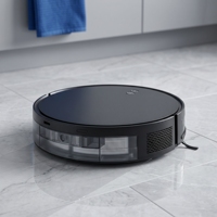 Robot laveur intelligent QSV6 avec navigation gyroscopique, nettoyage humide et sec, aspirateur à recharge automatique pour hôtels, garages et foyers