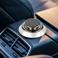 Cool voiture tableau de bord parfum siège désodorisant énergie solaire soucoupe volante parfum rotatif parfum soucoupe volante facile à utiliser
