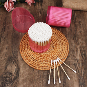 Etiquette personnalisable Coton-tige dégraissant industriel en bambou pour le nettoyage des yeux et des lèvres - Product Image 2